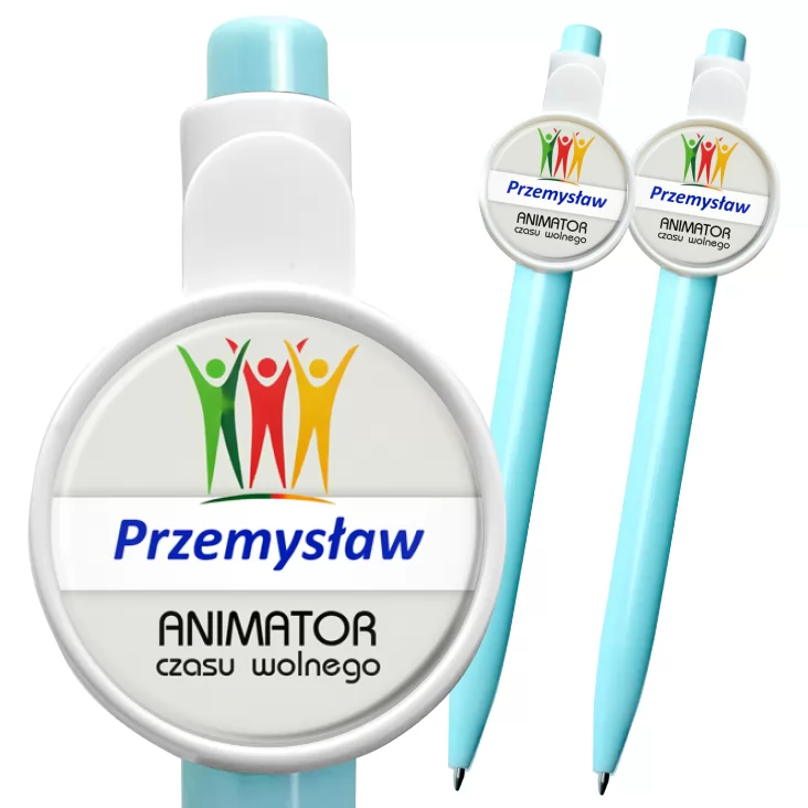 przypinka długopis Animator czasu wolnego