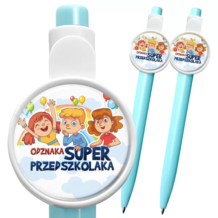 przypinka długopis Dzień Przedszkolaka Super Przedszkolak