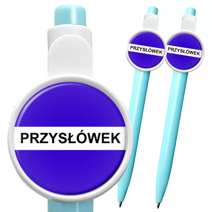 przypinka długopis Gramatyka przysłówek