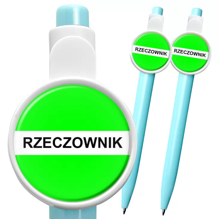 przypinka długopis Gramatyka rzeczownik