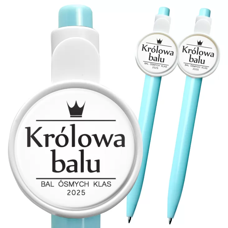 przypinka długopis Królowa Balu Ósmych Klas