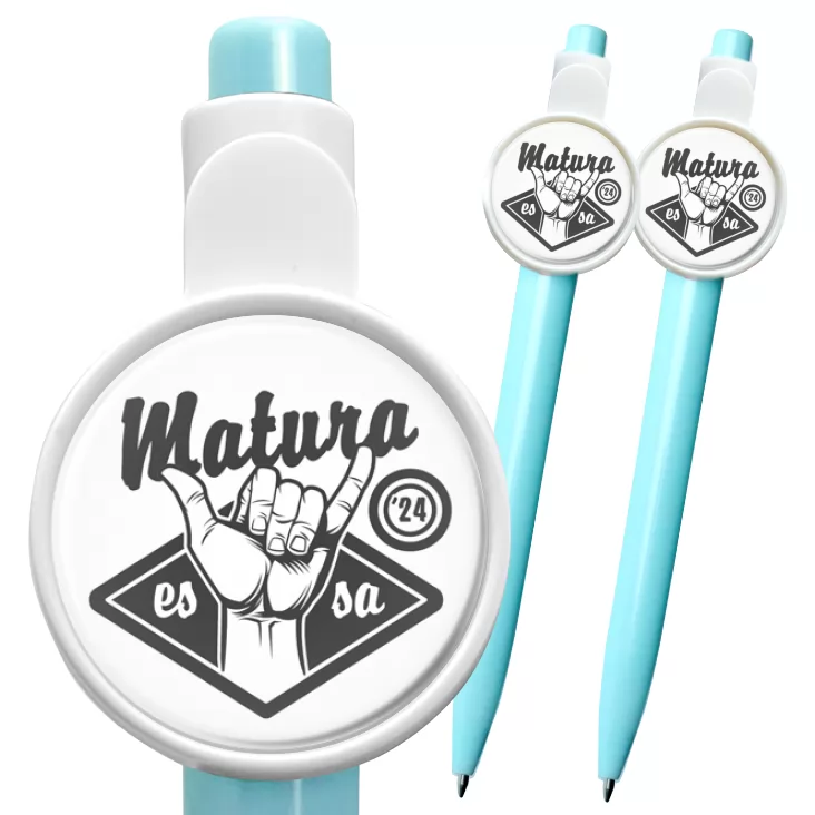 przypinka długopis Matura essa
