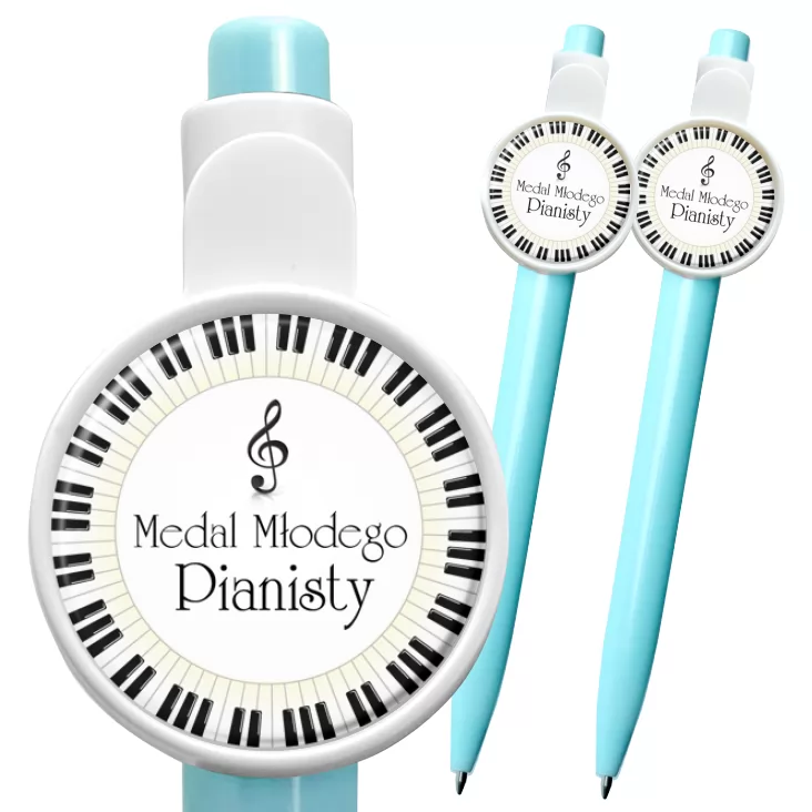 przypinka długopis Medal Młodego Pianisty