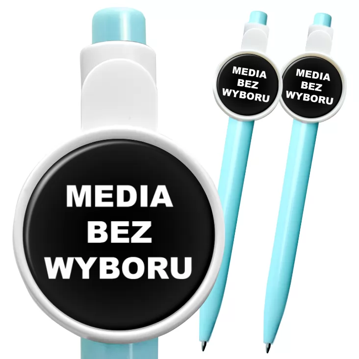 przypinka długopis Media bez wyboru
