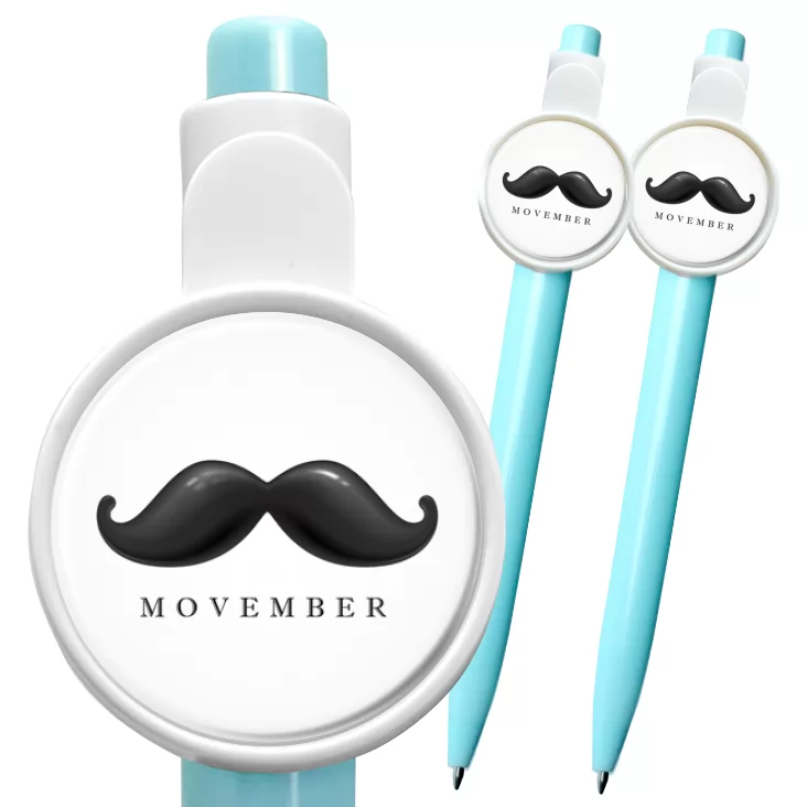 przypinka długopis Movember