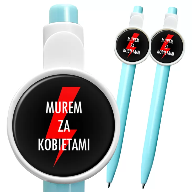 przypinka długopis Murem za kobietami