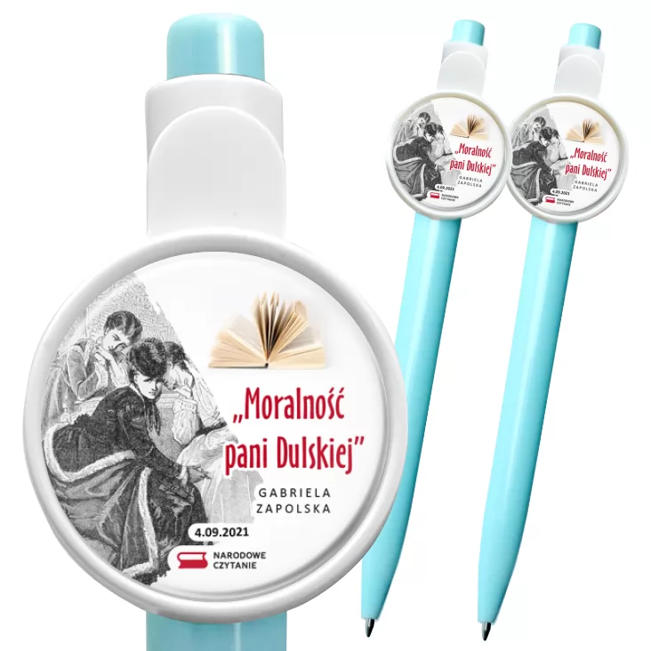 przypinka długopis Narodowe Czytanie