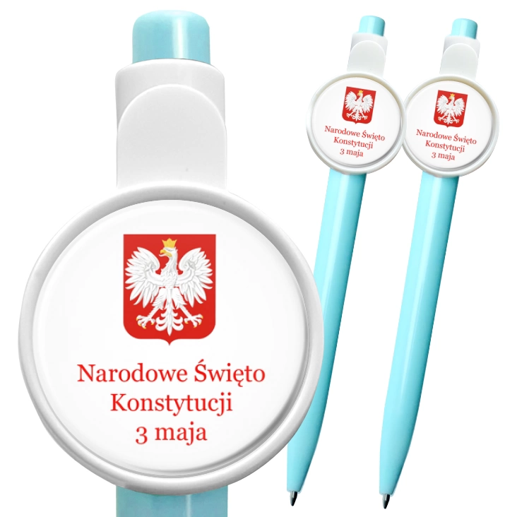 przypinka długopis 3 Maja Narodowe Święto Konstytucji z Godłem
