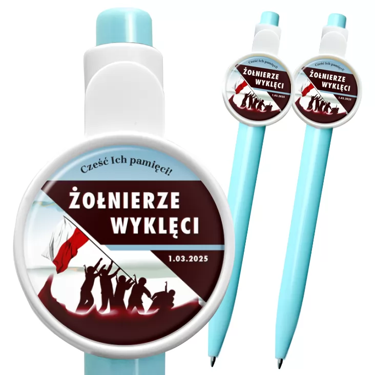 przypinka długopis Narodowe Święto Żołnierzy Wyklętych