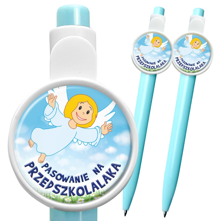 przypinka długopis Pasowanie na przedszkolaka grupa Aniołki