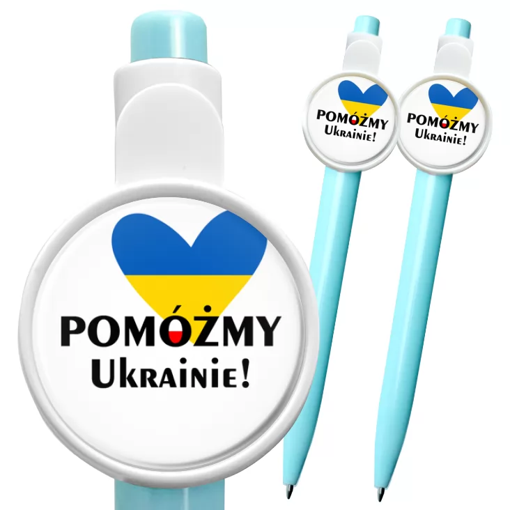 przypinka długopis Pomoc dla Ukrainy