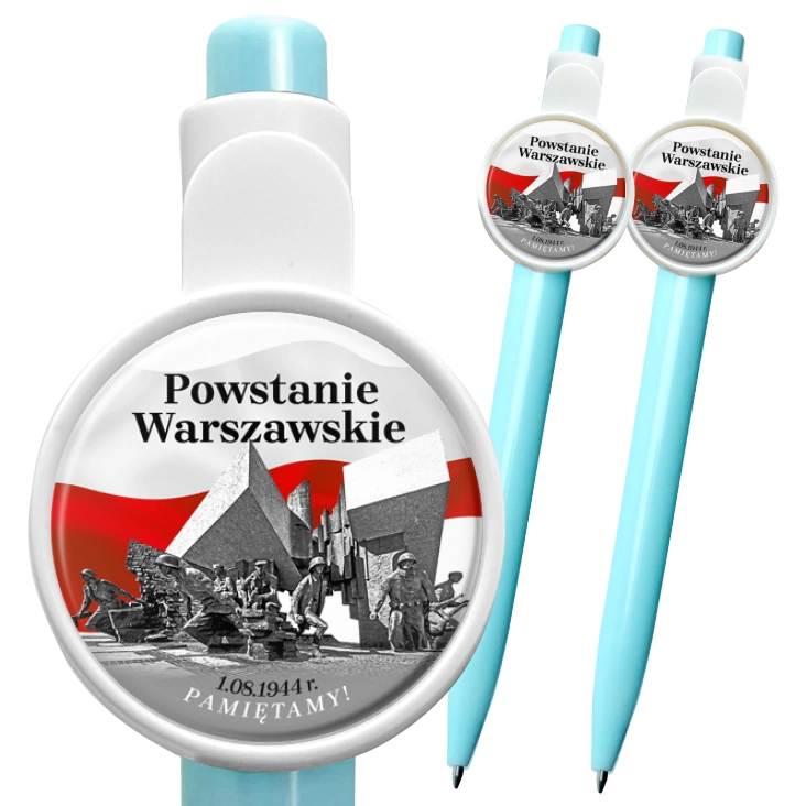przypinka długopis Powstanie Warszawskie Pomnik
