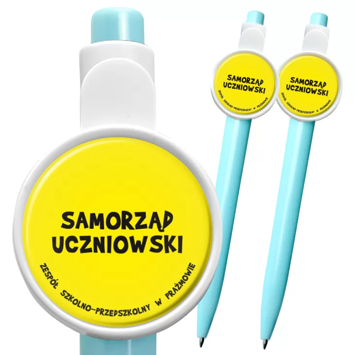 przypinka długopis Samorząd Uczniowski Zespół Szkolno-Przedszkolny w Prażmowie