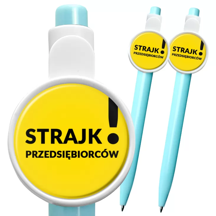 przypinka długopis Strajk przedsiębiorców