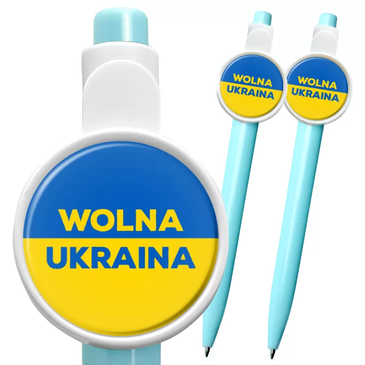 przypinka długopis Wolna Ukraina