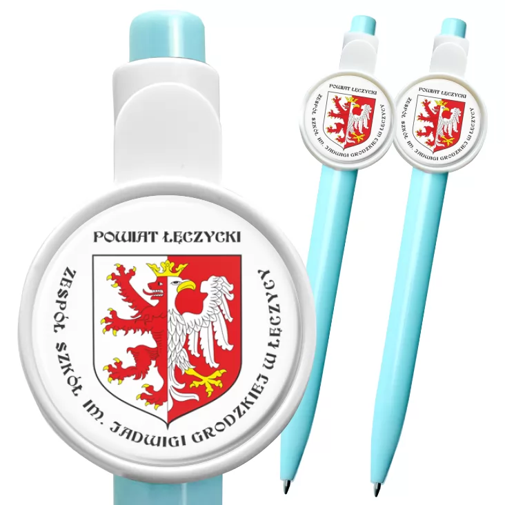 przypinka długopis Zespół Szkół w Łęczycy