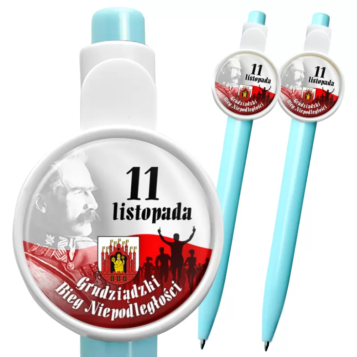 przypinka długopis Grudziądzki Bieg Niepodległości