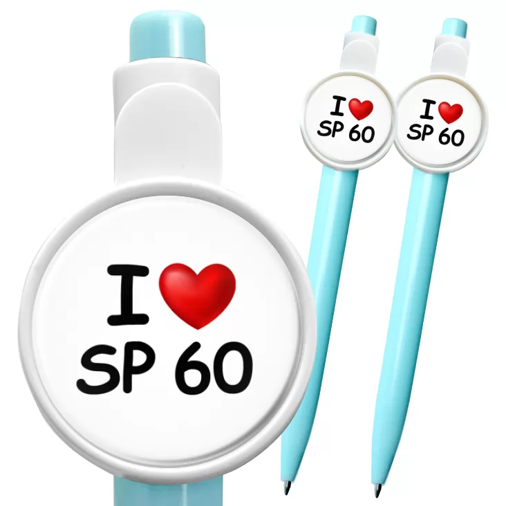 przypinka długopis I love SP 60