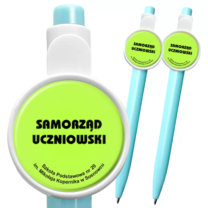 przypinka długopis Samorząd uczniowski SP 20 w Sosnowcu