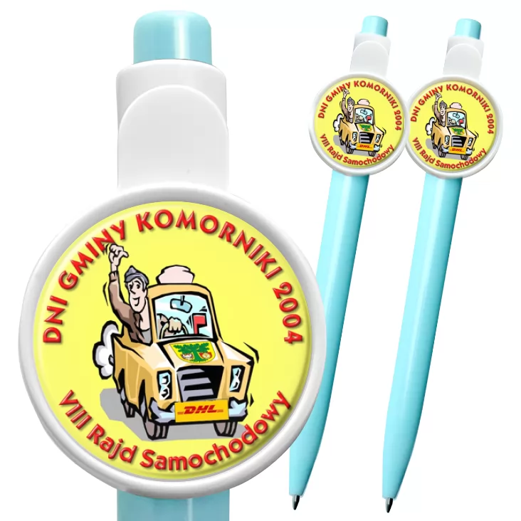 przypinka długopis VIII Rajd Samochodowy