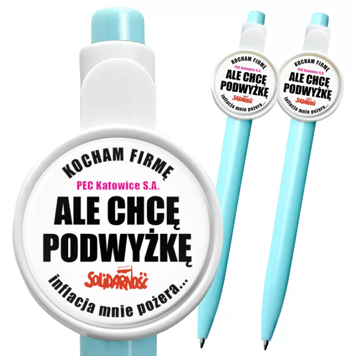 przypinka długopis PEC Katowice S.A.