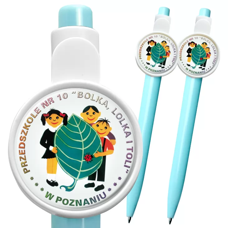 przypinka długopis Przedszkole nr 10