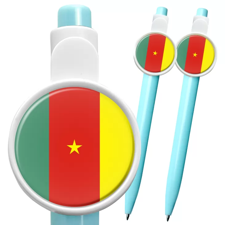przypinka długopis Flaga Kamerun
