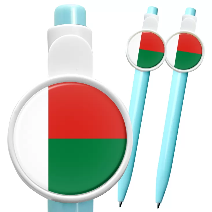 przypinka długopis malagasy