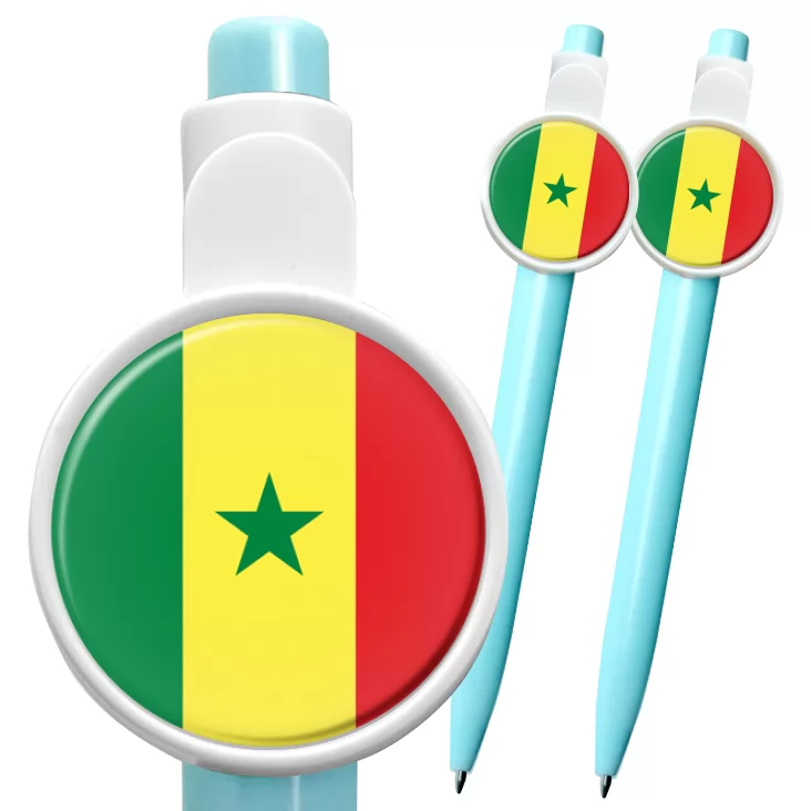przypinka długopis Senegal