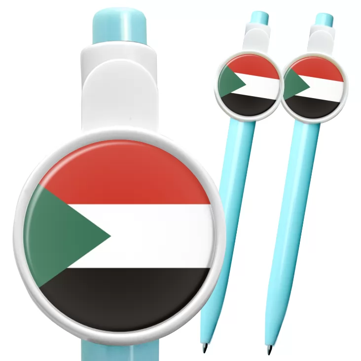 przypinka długopis sudan