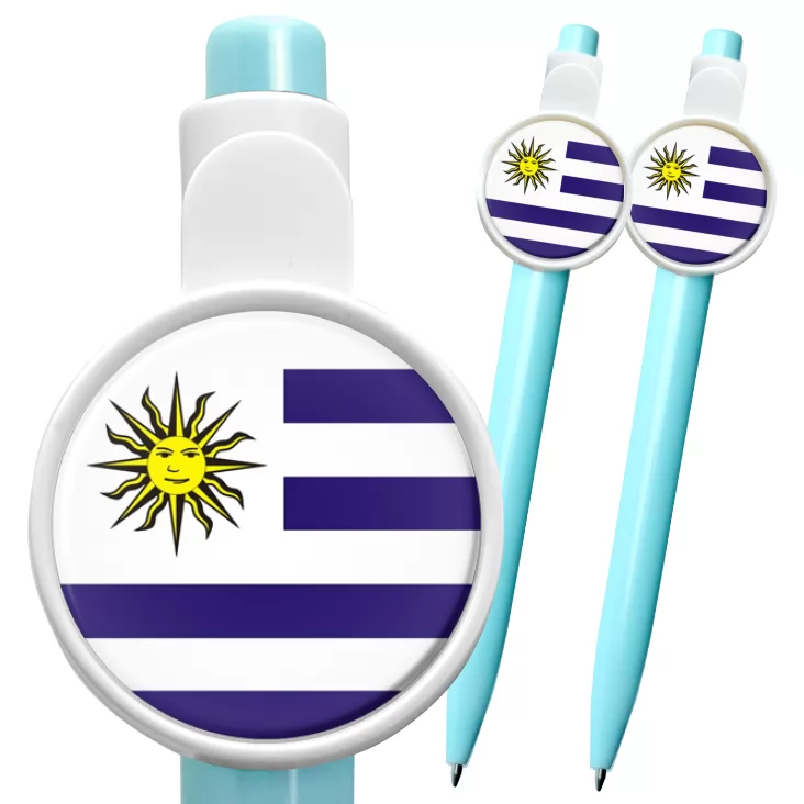 przypinka długopis uruguay