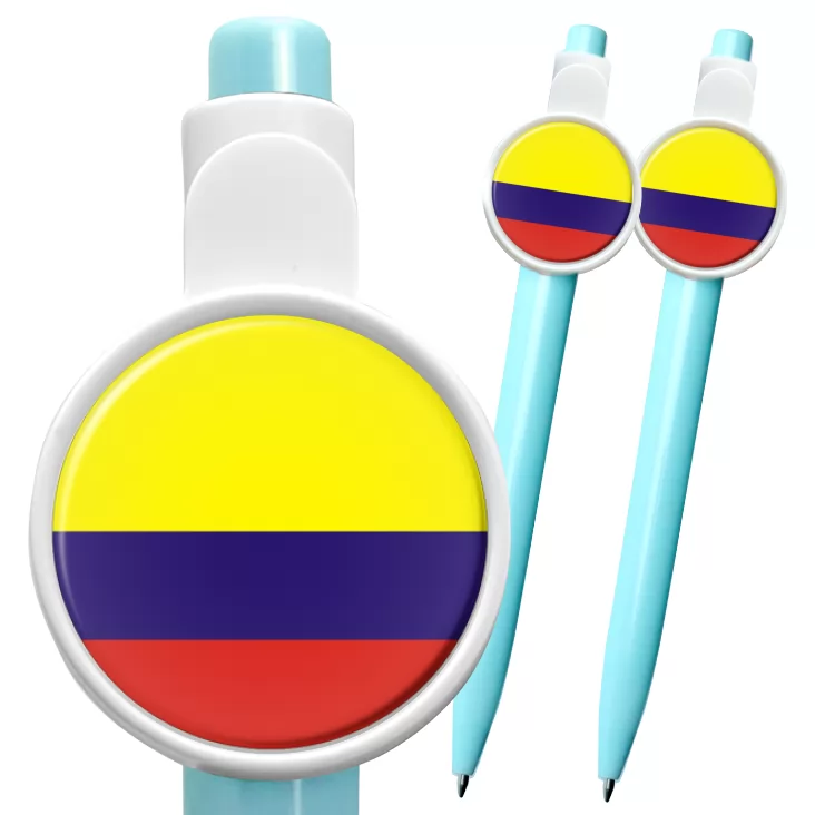 przypinka długopis colombia