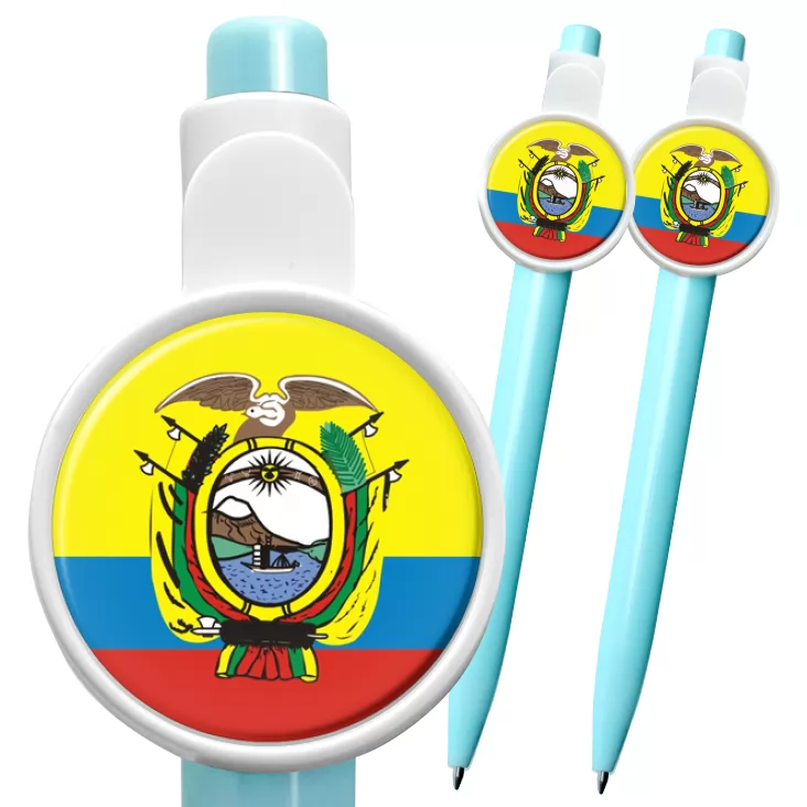 przypinka długopis ecuador