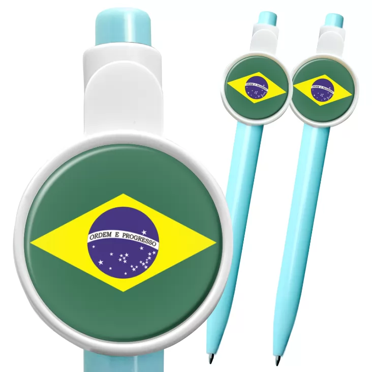 przypinka długopis brazilc