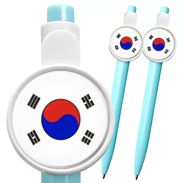 przypinka długopis korea