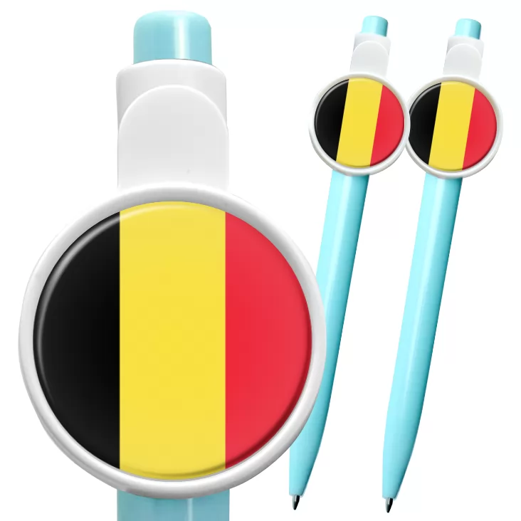 przypinka długopis Flaga Belgia