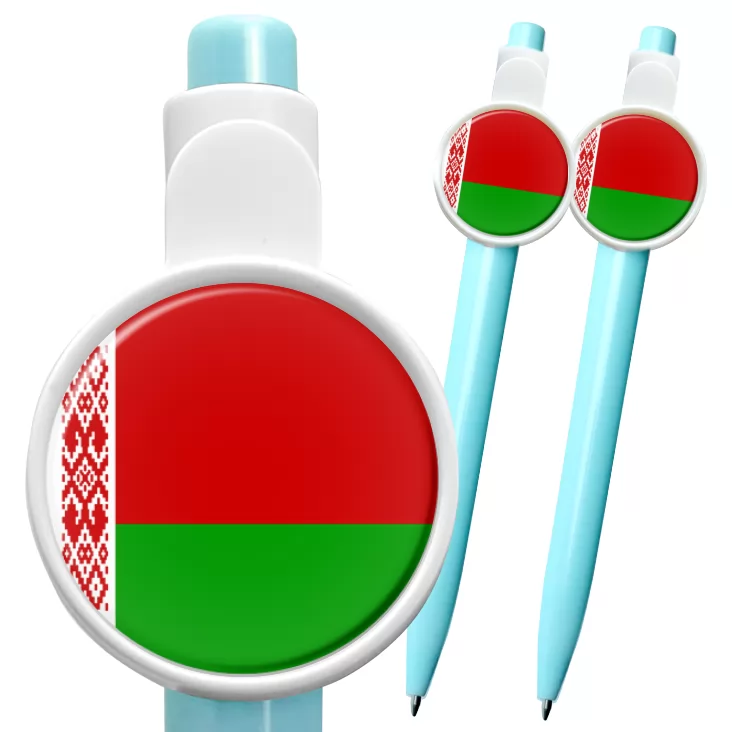 przypinka długopis Flaga Białoruś