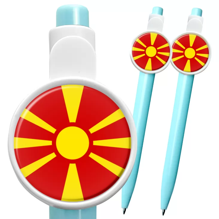 przypinka długopis Flaga Macedonia