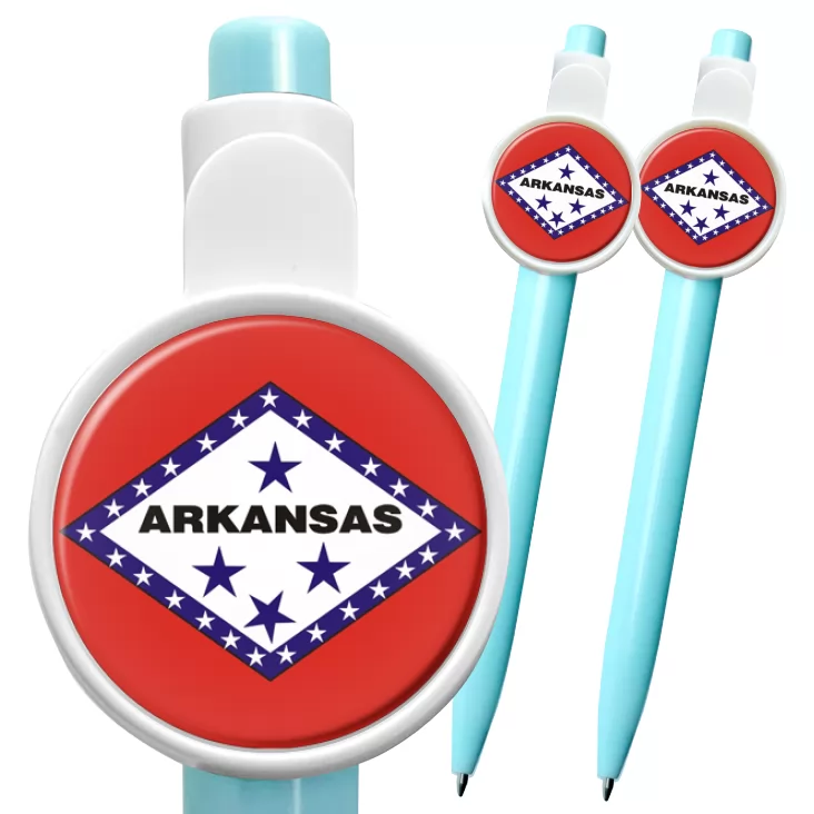 przypinka długopis arkansas