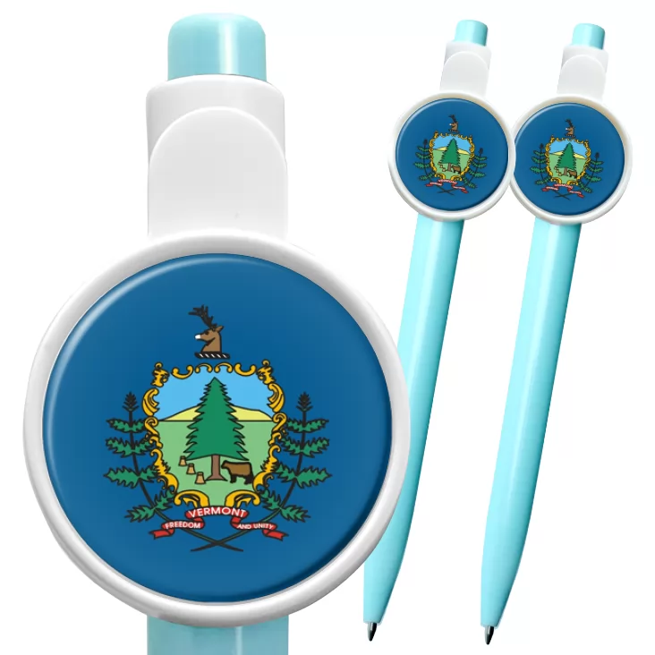 przypinka długopis vermont