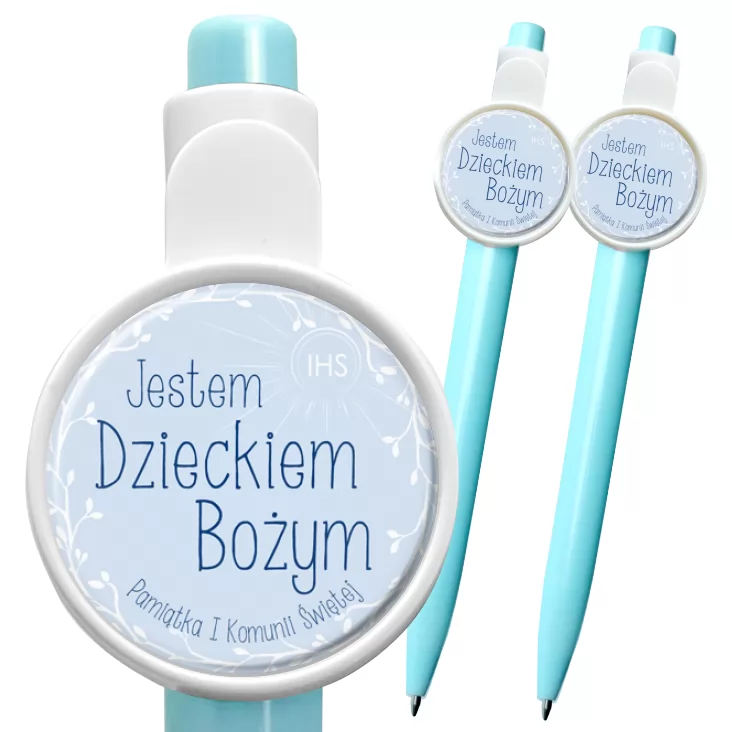 przypinka długopis Jestem Dzieckiem Bożym