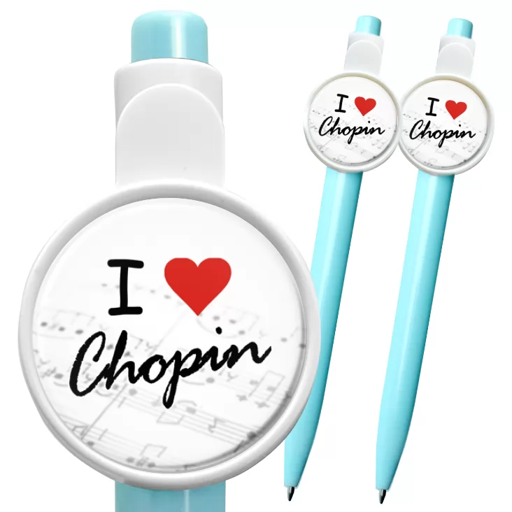 przypinka długopis I love Chopin