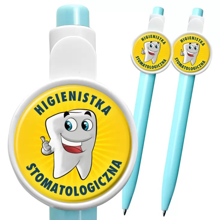przypinka długopis Higienistka stomatologiczna