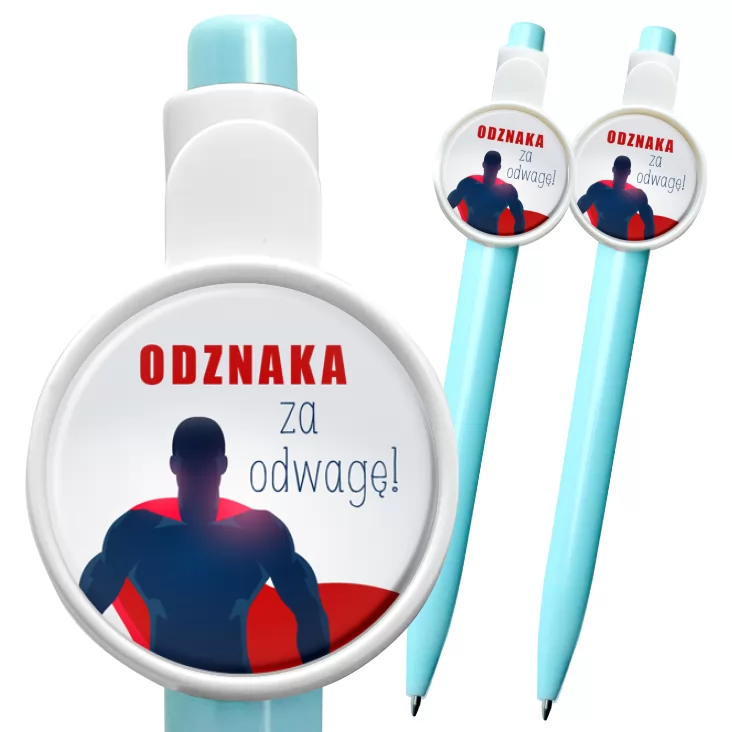 przypinka długopis Odznaka za odwagę