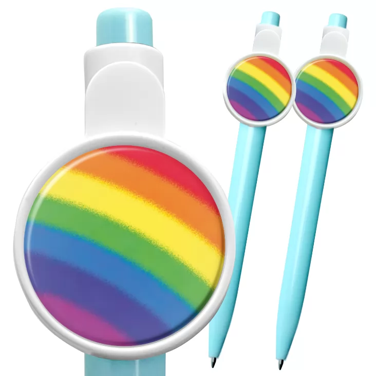 przypinka długopis LGBT Tęcza
