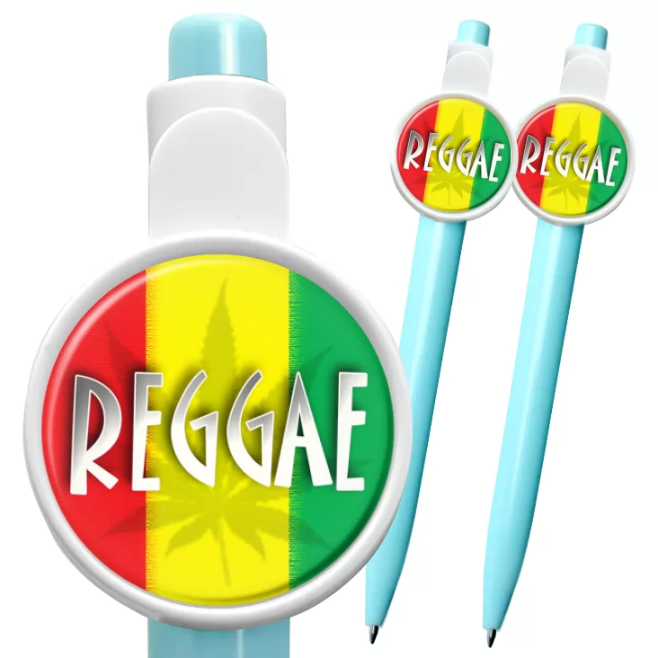 przypinka długopis Reggae