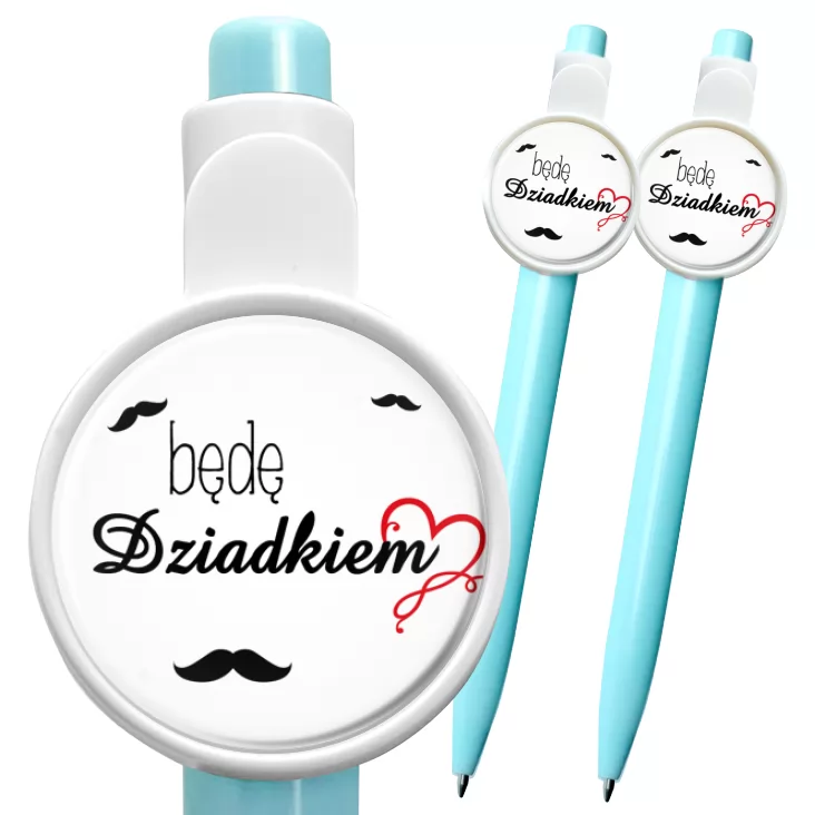 przypinka długopis Będę Dziadkiem