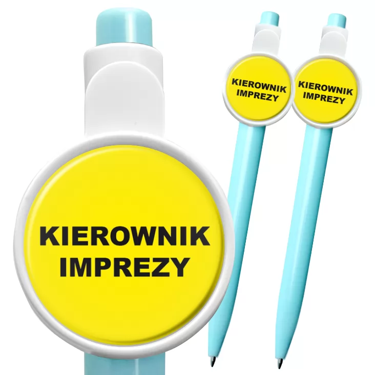 przypinka długopis Kierownik imprezy