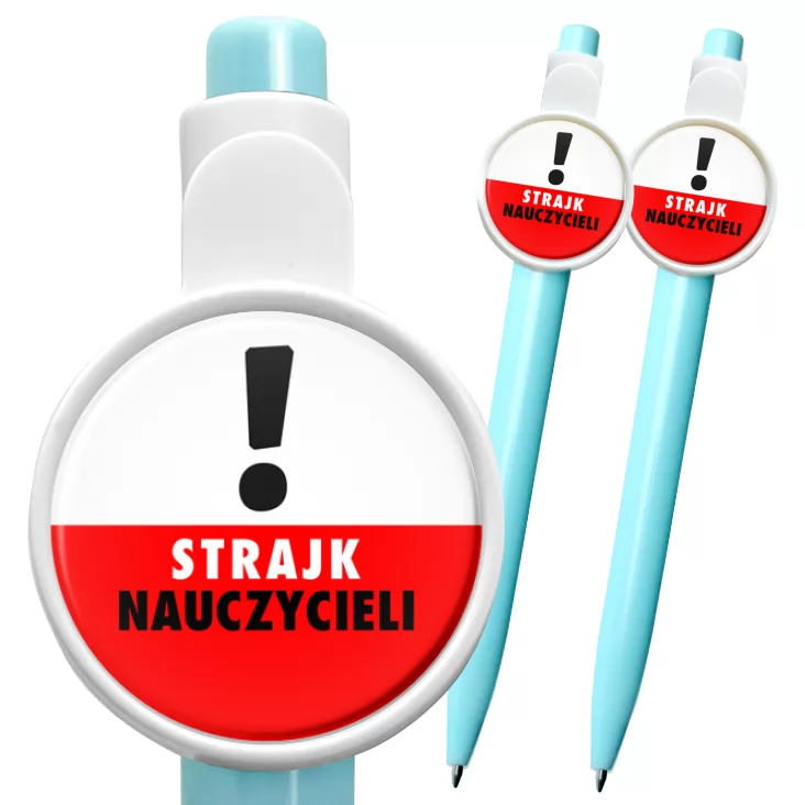 przypinka długopis Protest