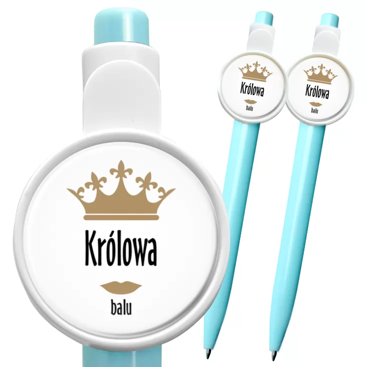 przypinka długopis Królowa Balu